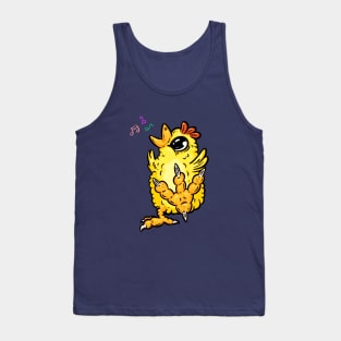 Dancing and Singing Chick Chicken Cartoon Character Tank Top